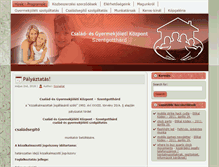 Tablet Screenshot of csaladsegito.szentgotthard.hu